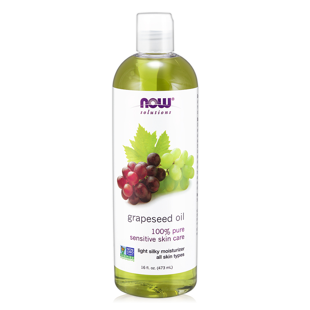 限時66折!【NOW】葡萄籽油(16oz/473ml) Grapeseed Oil/大容量/基底油//按摩油