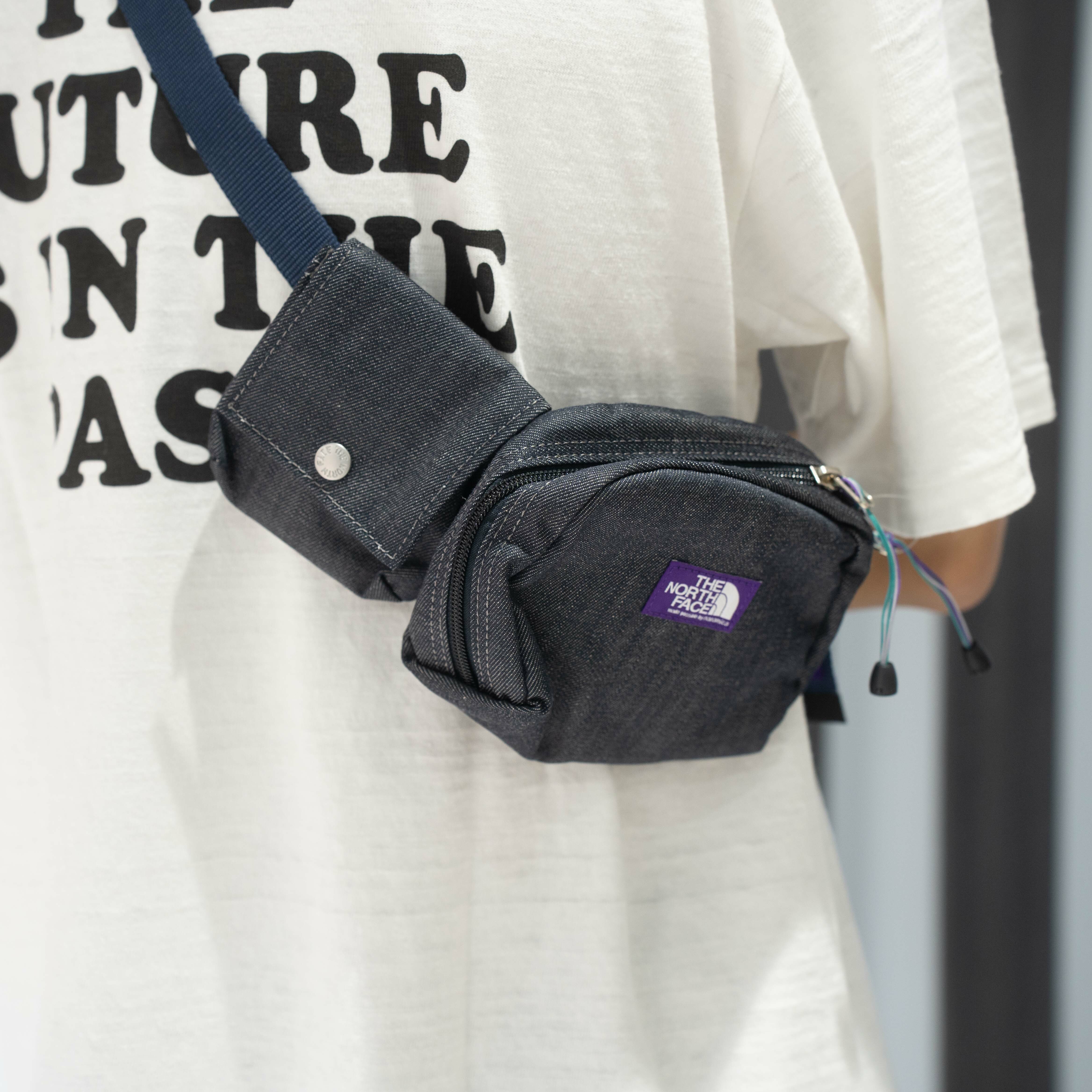 THE NORTH FACE PURPLE LABEL 紫標Denim Stroll Belt Bag 側背