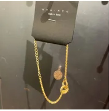 [S] NYU.NYU DOUBLE RING BRACELET,GOLD, SNN194 (SNN194)