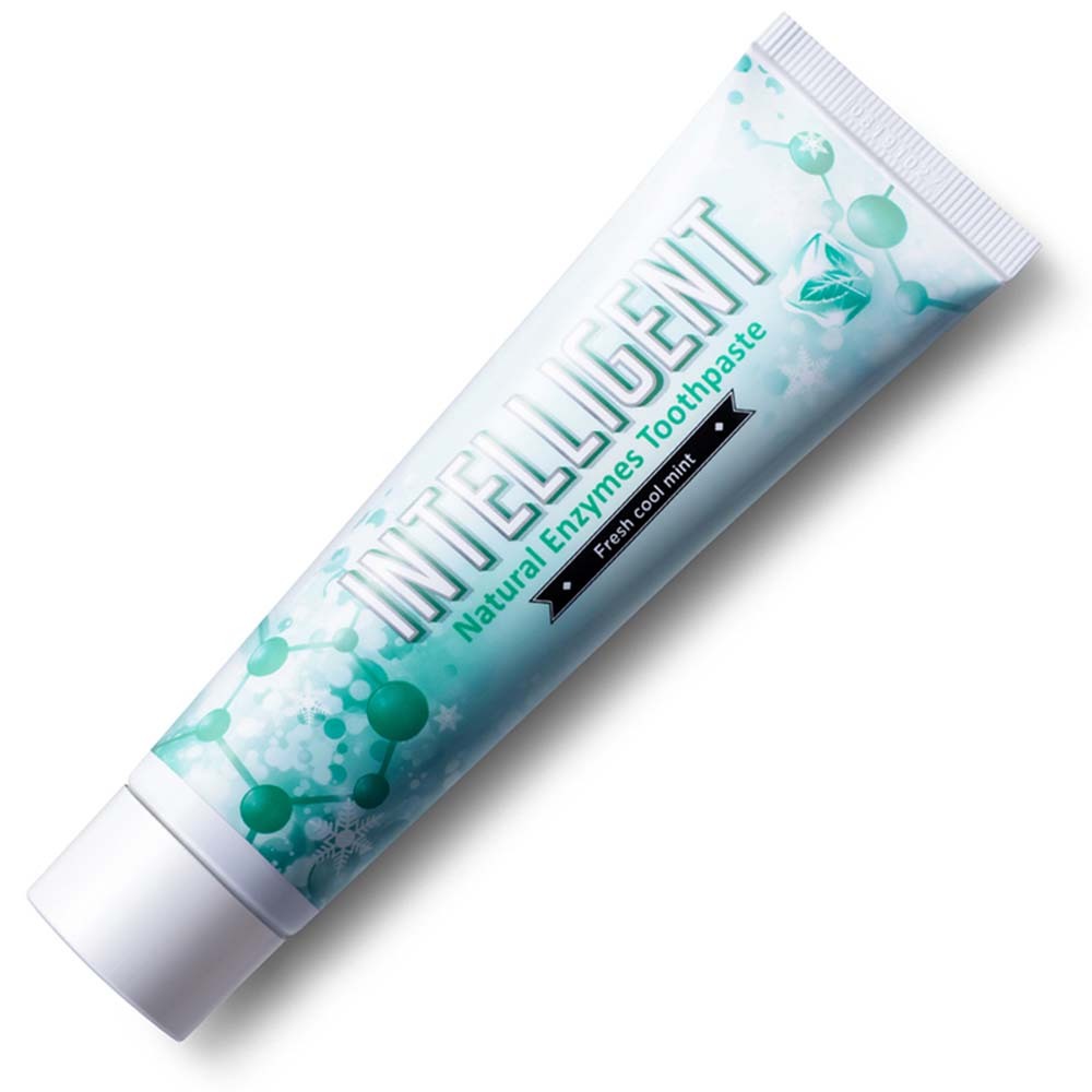 INTELLIGENT 因特力淨成人酵素牙膏 80g【冰晶薄荷】
