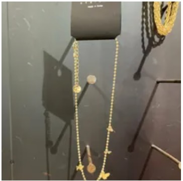 [S] NYU.NYU MULTI BUTTERFLY NECKLACE,GOLD, SNN198 (SNN198)