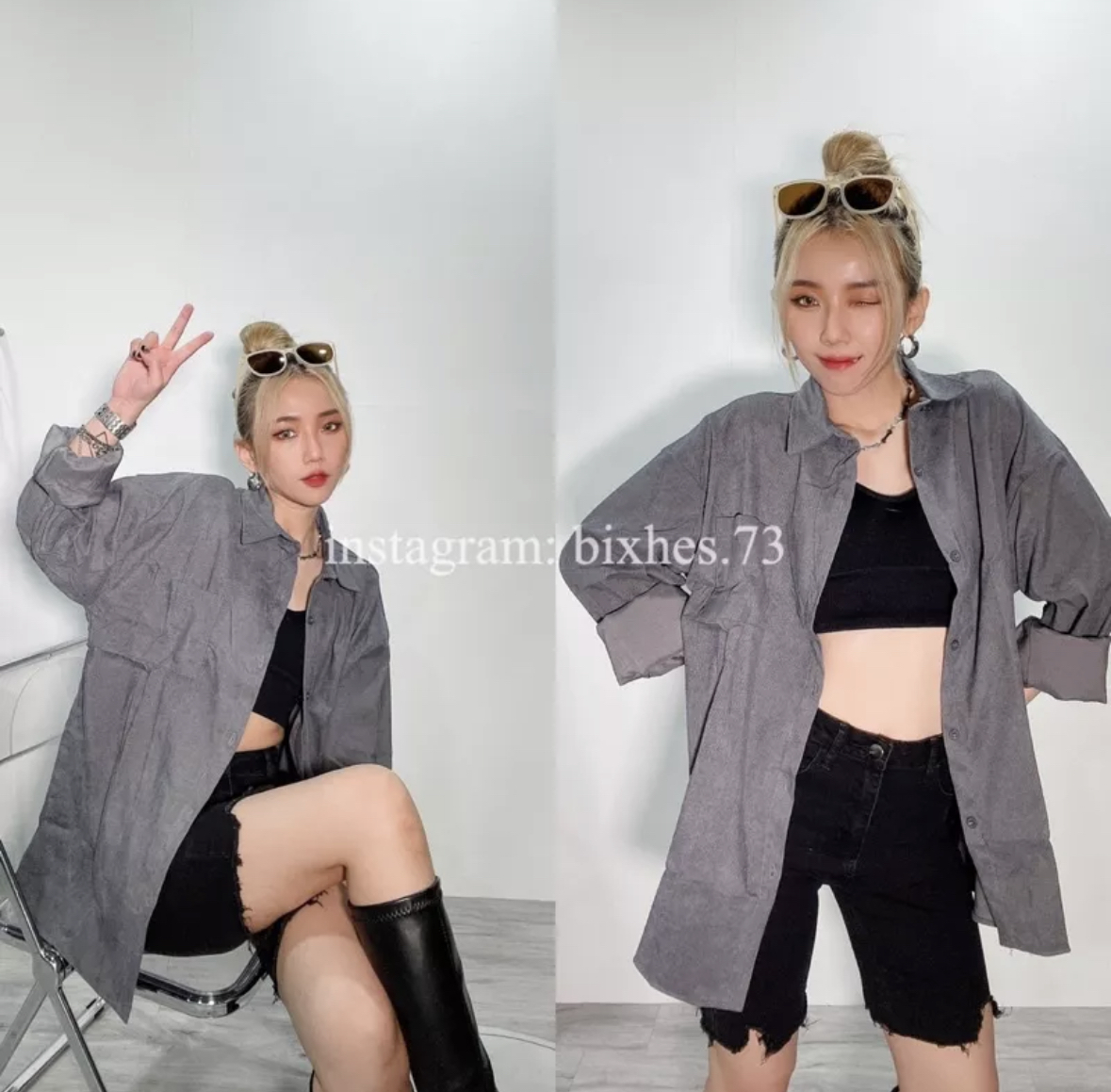 燈芯絨四色襯衫(G00010)