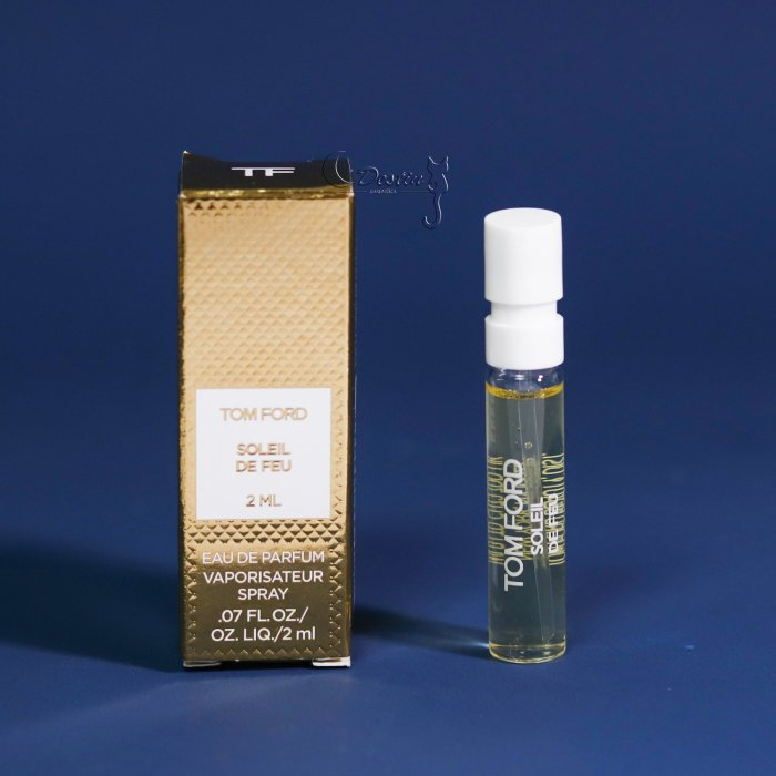 Tom Ford 澄金琥珀落日流光Soleil de Feu 中性淡香精2mL 可噴式