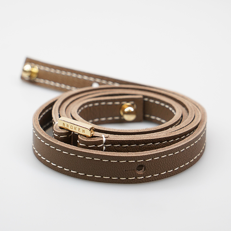 Full Stitched Strap【 Earthy Taupe 】Italian Goatskin