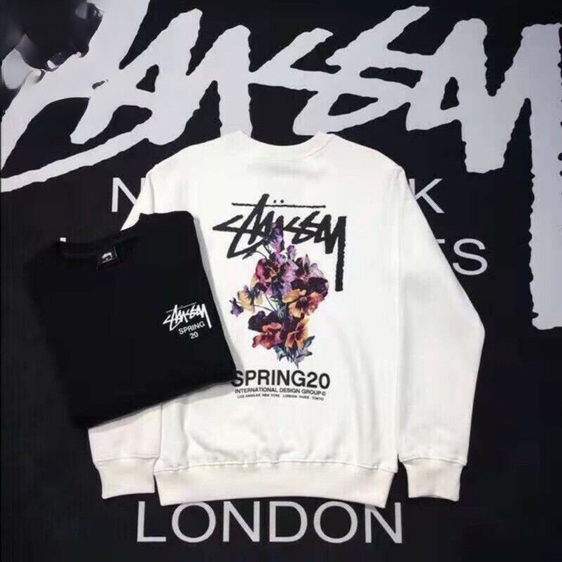 Stussy Bouquet Tee 20ss新款花卉巡遊經典長袖T