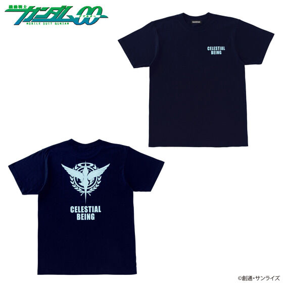 Pbandai 預訂2023/9月 機動戦士ガンダム00 マーク ベーシックライン Tシャツ ソレスタルビーイングモデル Tee