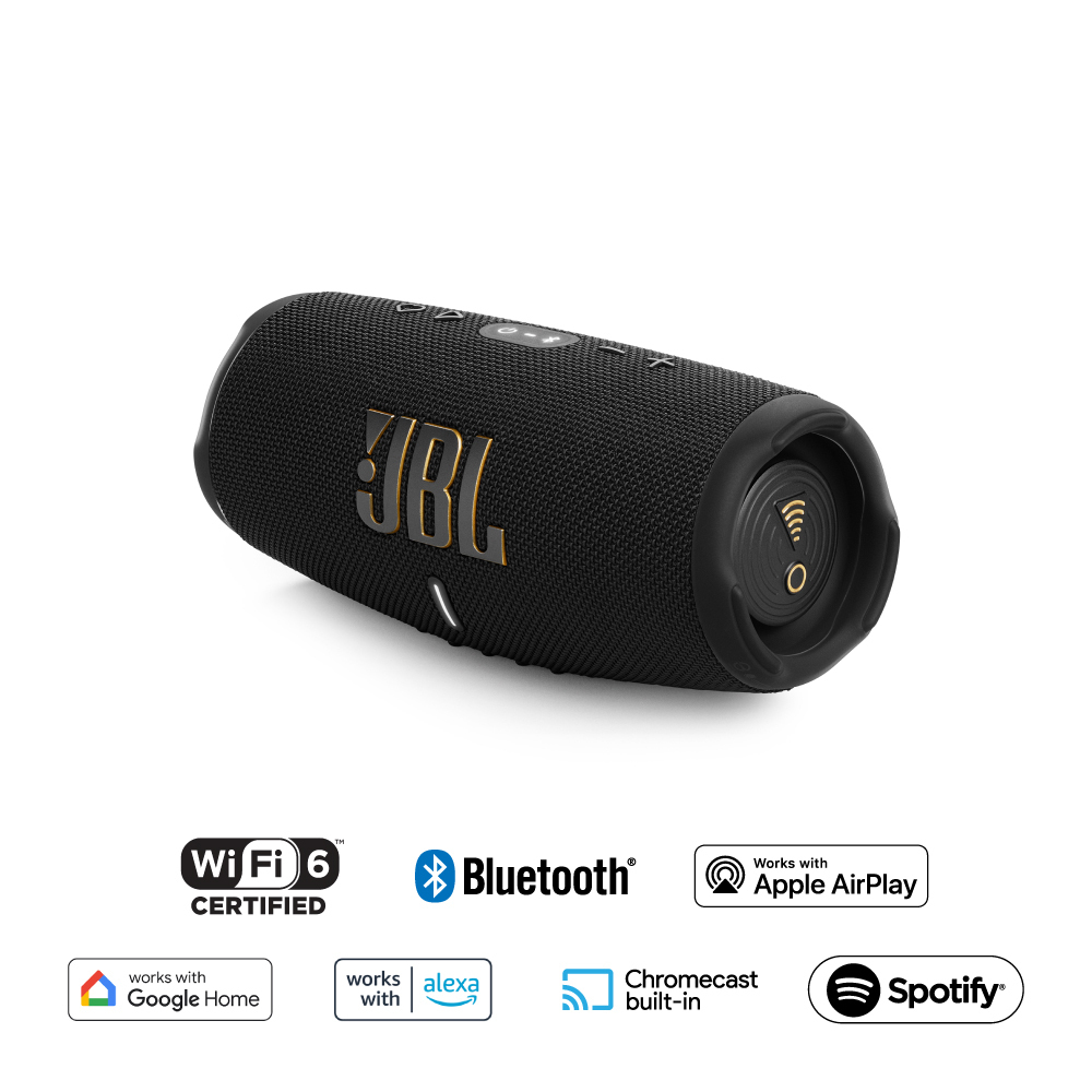 JBL Charge 5 WiFi + Bluetooth AirPlay ChromeCast Streaming Portable Speaker  50036391160