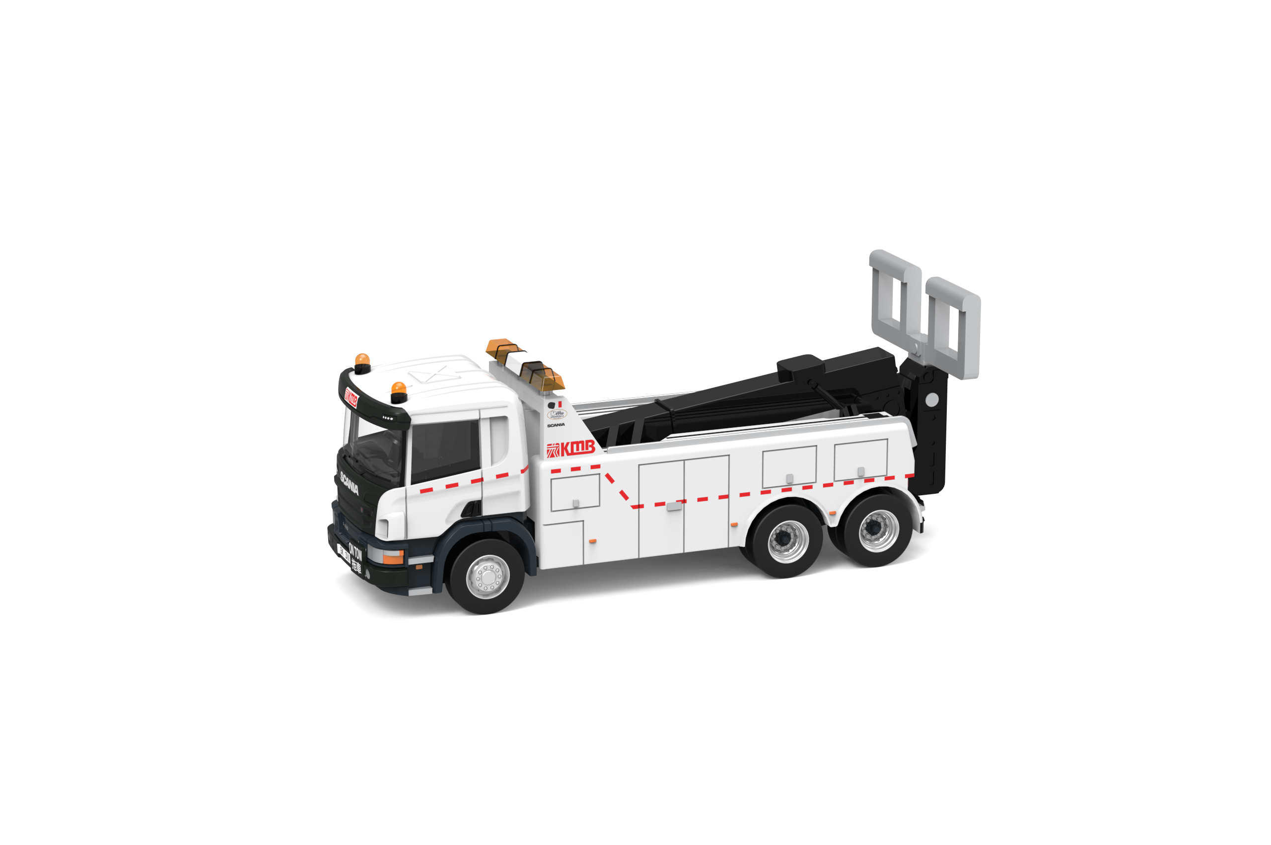 Tiny 城市 合金車仔 - 1/ 110 九巴 SCANIA 拖車 EK311