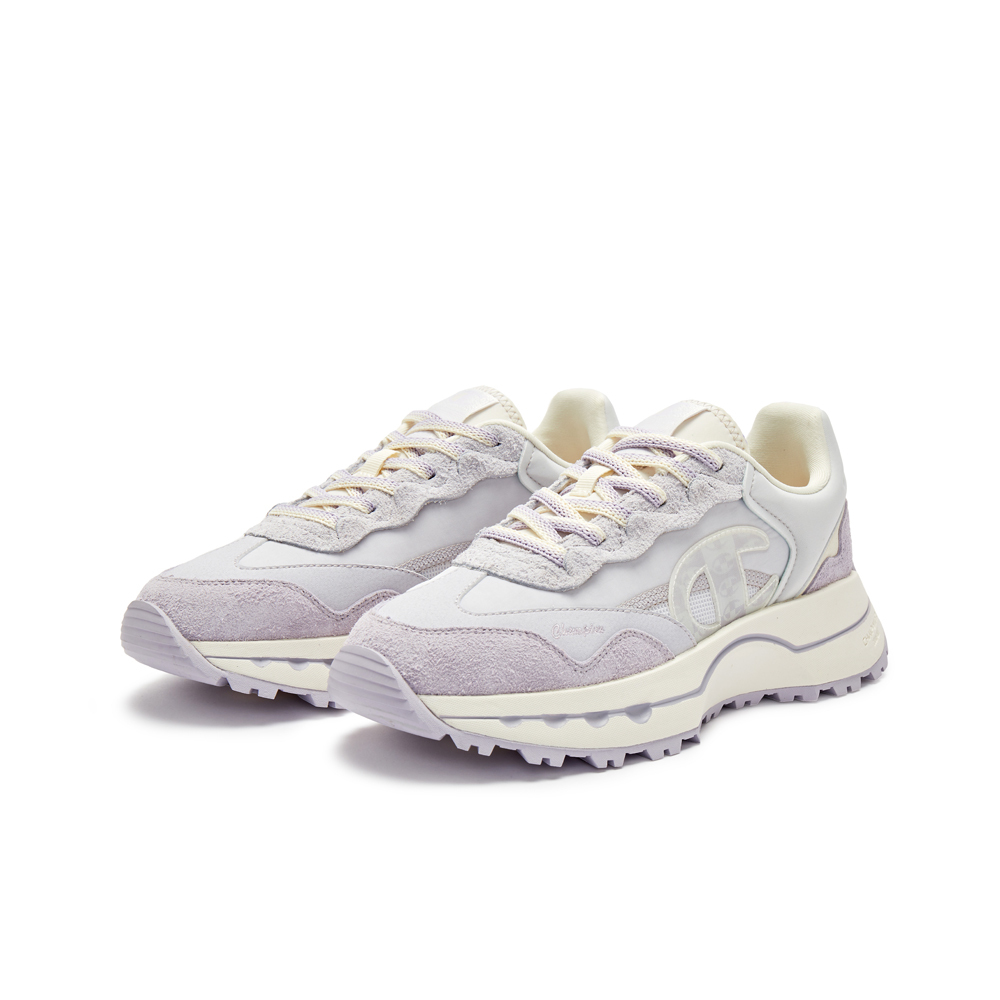 女款 -LuxRunner 1子彈慢跑鞋-淺灰x紫（U3CFCRW02R2）