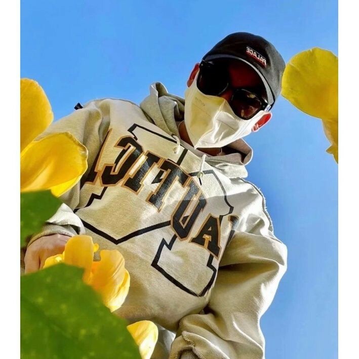 Nautica 日系CITY BOY風格 雙面兩穿 字母塗鴉 長袖 大學T 帽T 連帽T