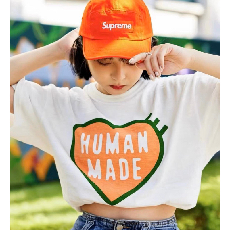 HUMAN MADE HEART T-SHIRT 草寫字母愛心 短袖 短T