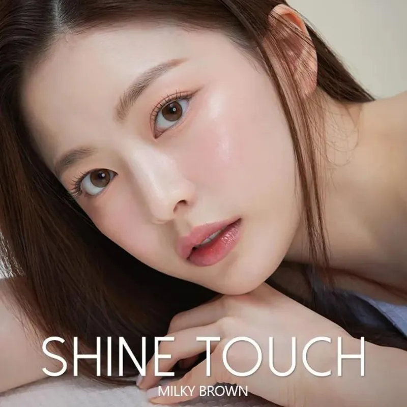 [月拋] O-LENS Shine Touch Milky Brown 月拋彩妝隱形眼鏡｜每盒2片