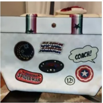 [S] COACH 2539 MARVEL PATCHES BAG,SV/CHALK MULTI (FINAL SALE), 193971892825 (SCO434)