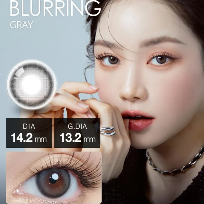 [月拋] OLOLA 1 Month Blurring Gray 月拋棄彩妝隱形眼鏡｜每盒1片