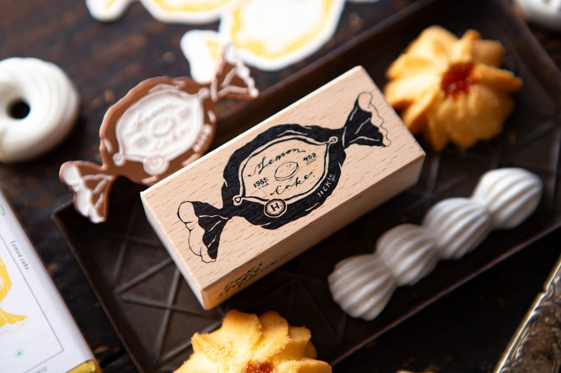 OURS HOPE NEW LEMON CAKE RUBBER STAMP
