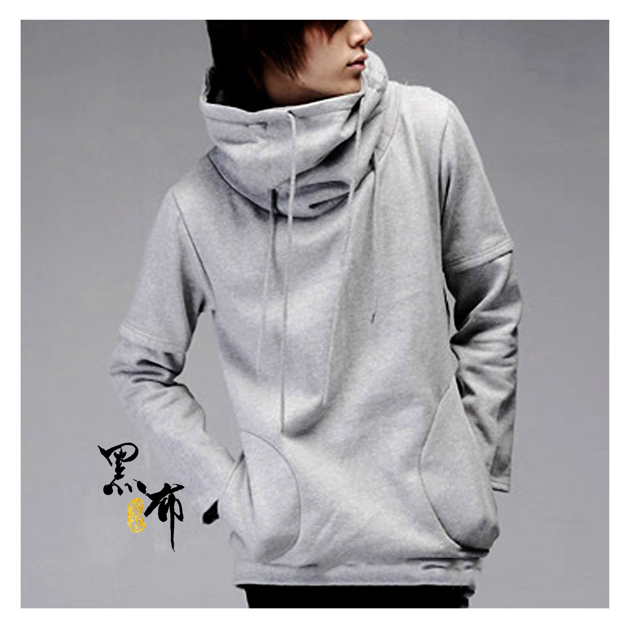 灰狼-堆領雅緻長袖保暖上著(2色)