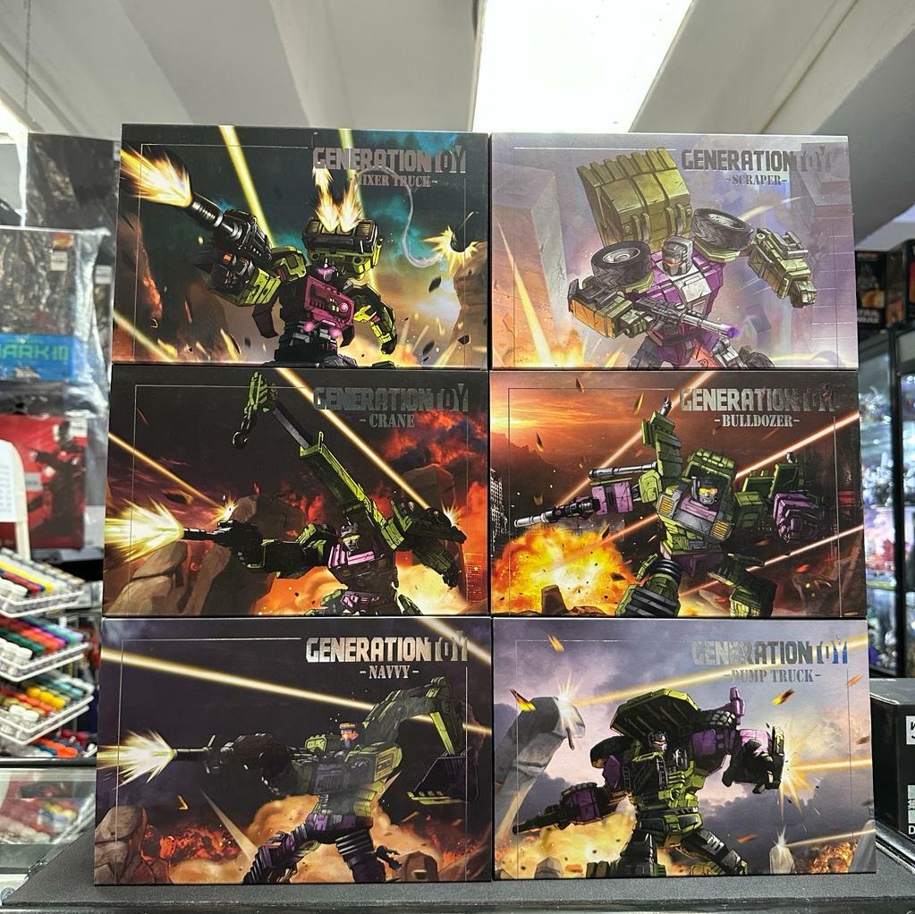 寄賣 變形金剛  GENERATION GT 建造派 大力神 全套