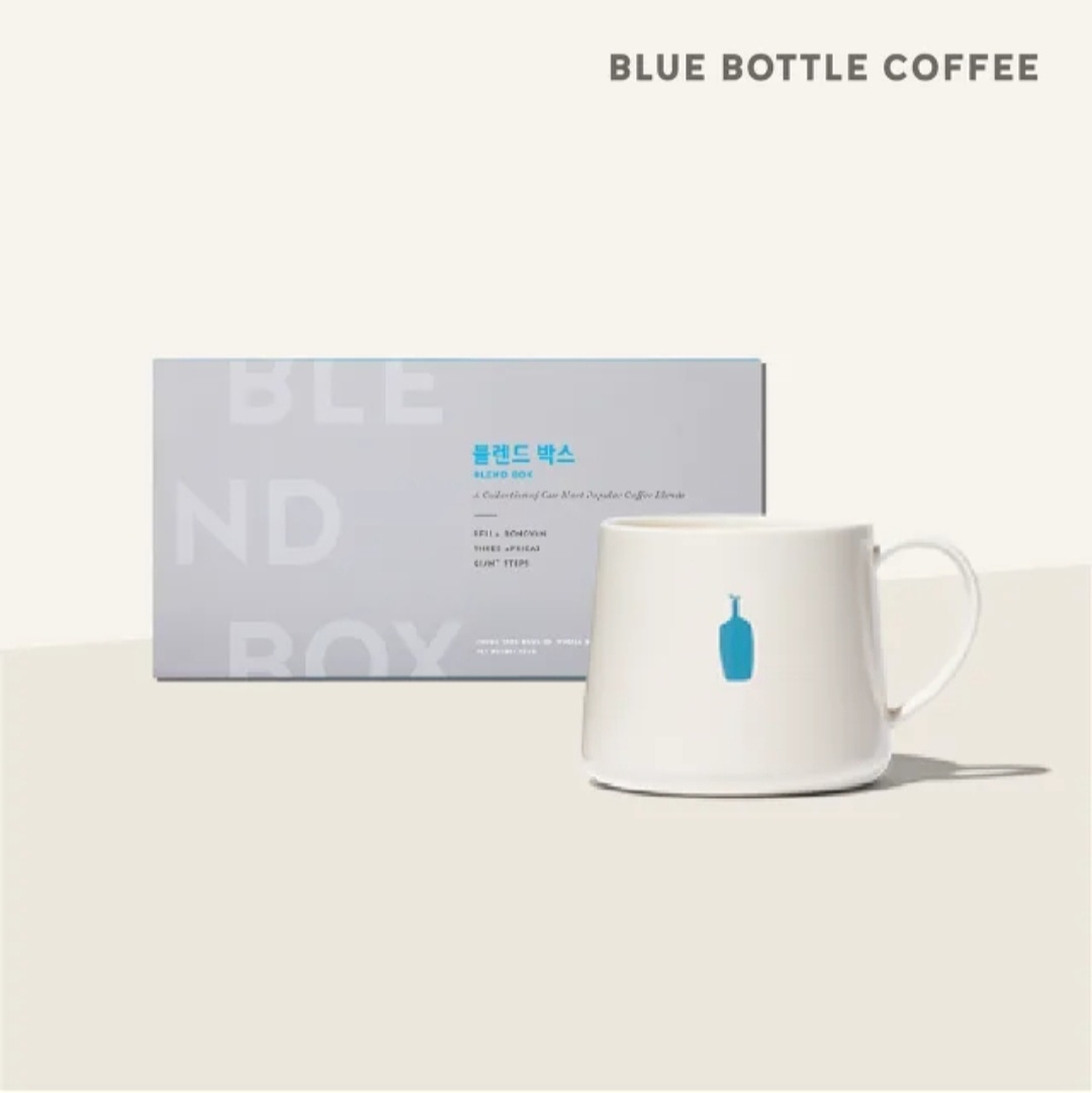 藍瓶blue bottle💗Blend Box + Blue Bottle Mug 咖啡豆&馬克杯經典set