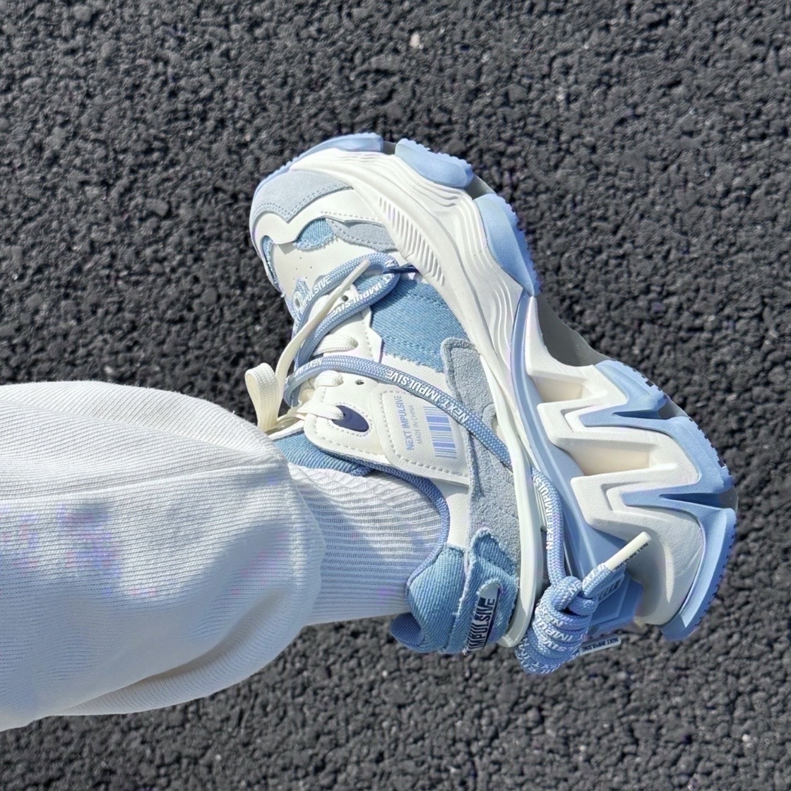 NEXT IMPULSIVE 衝動系列 丹寧藍 老爹鞋 NI23Q2A020106