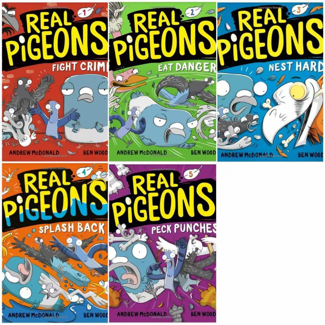 Real Pigeons 5 books Bundle