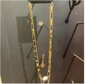 [S] NYU.NYU MULTI LAYER 2 PEARL NECKLACE,GOLD, SNN215 (SNN215)