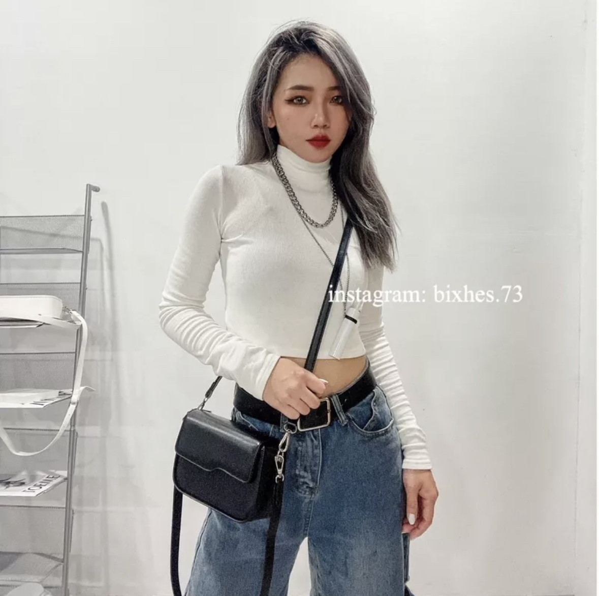 硬挺磁扣方盒包(M00014)