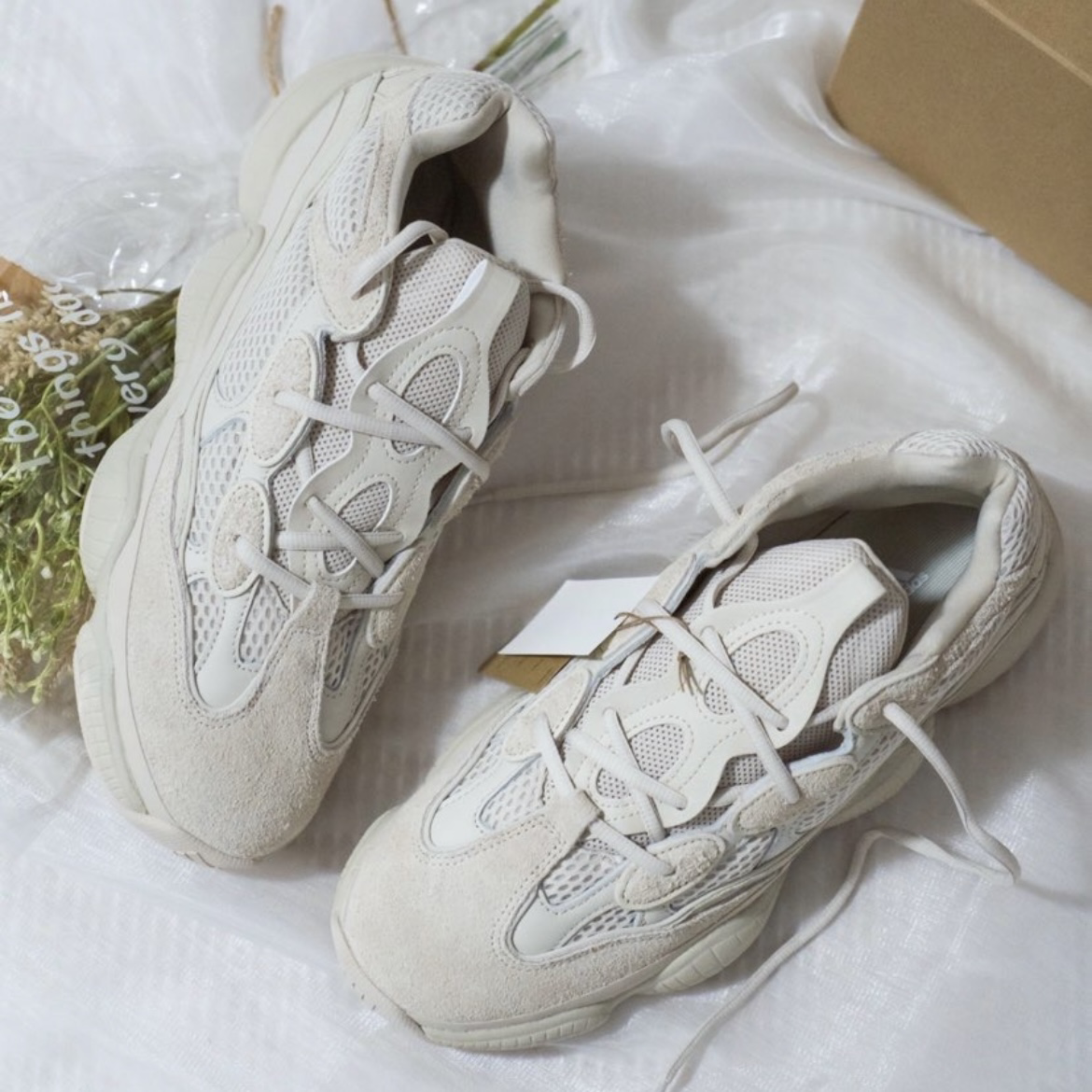 Adidas YEEZY 500 Blush 2022最新版 米灰色 麂皮 DB2908