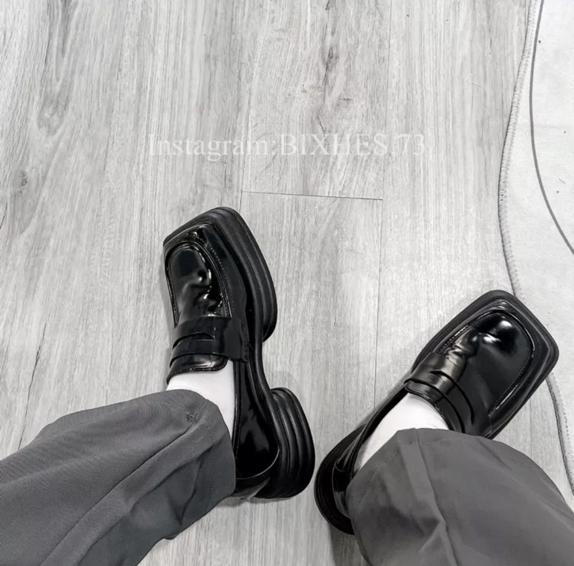 方頭厚底樂福鞋(N00004)