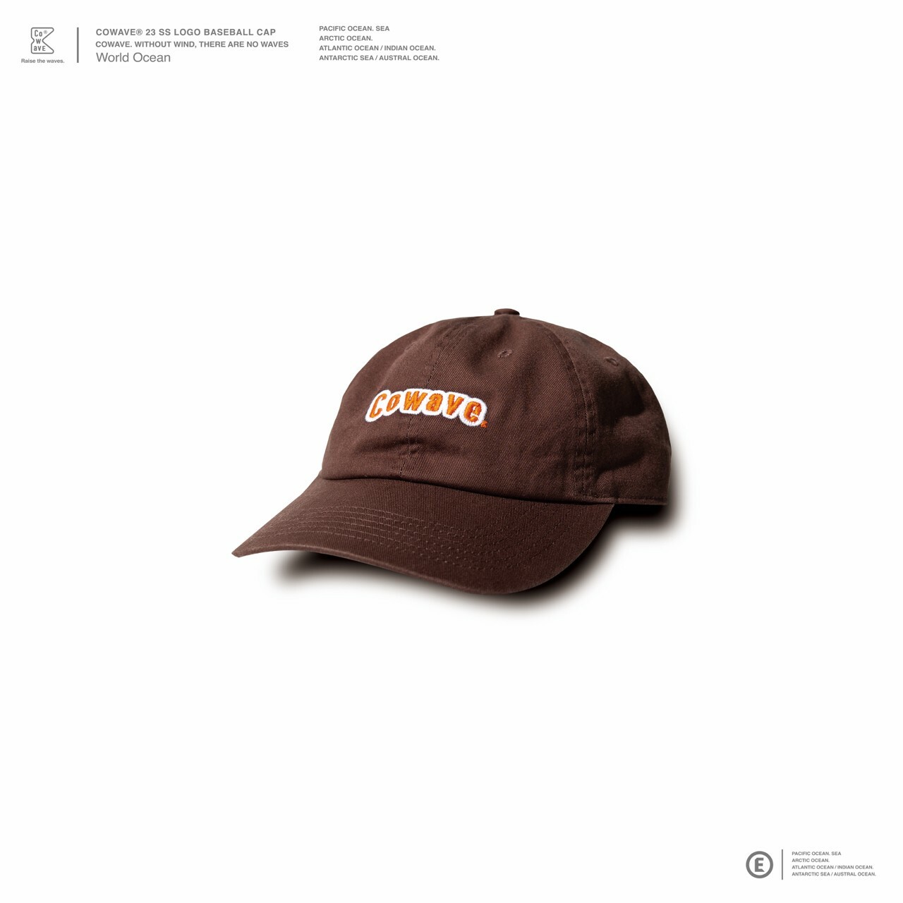 Cowave 2023 Spring & Summer LOGO Baseball Cap 咖啡色款