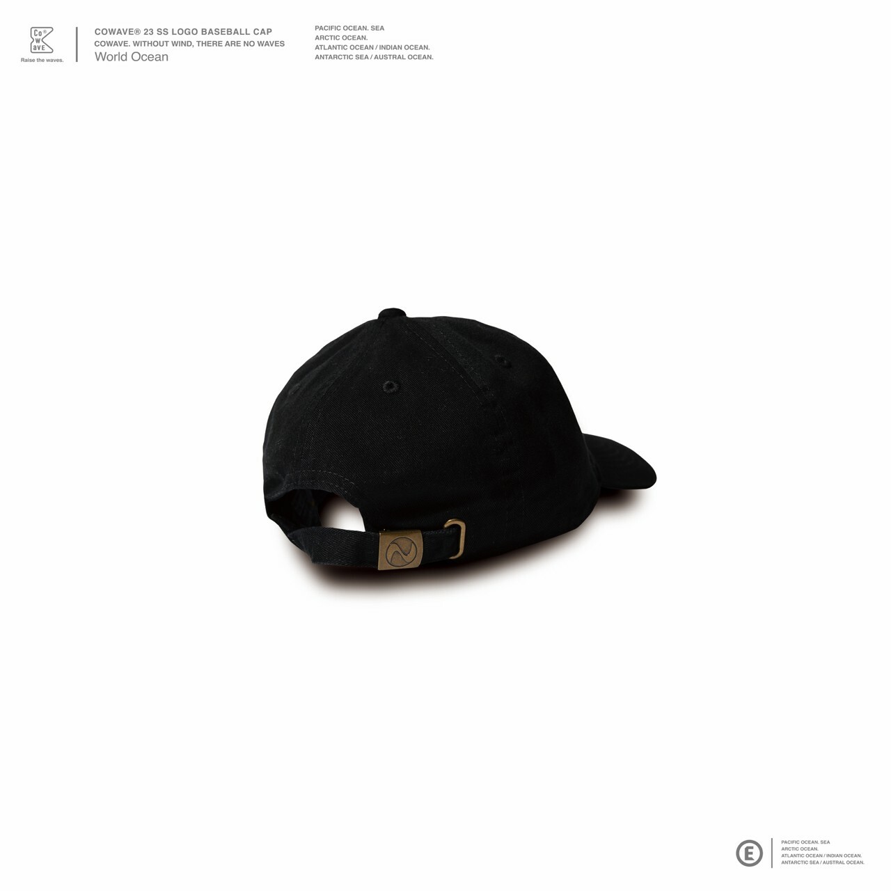 Cowave 2023 Spring & Summer LOGO Baseball Cap 黑色款