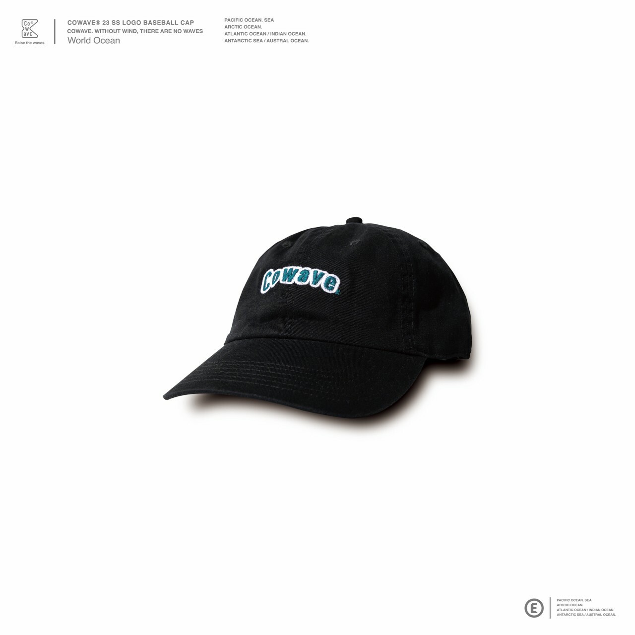Cowave 2023 Spring & Summer LOGO Baseball Cap 黑色款