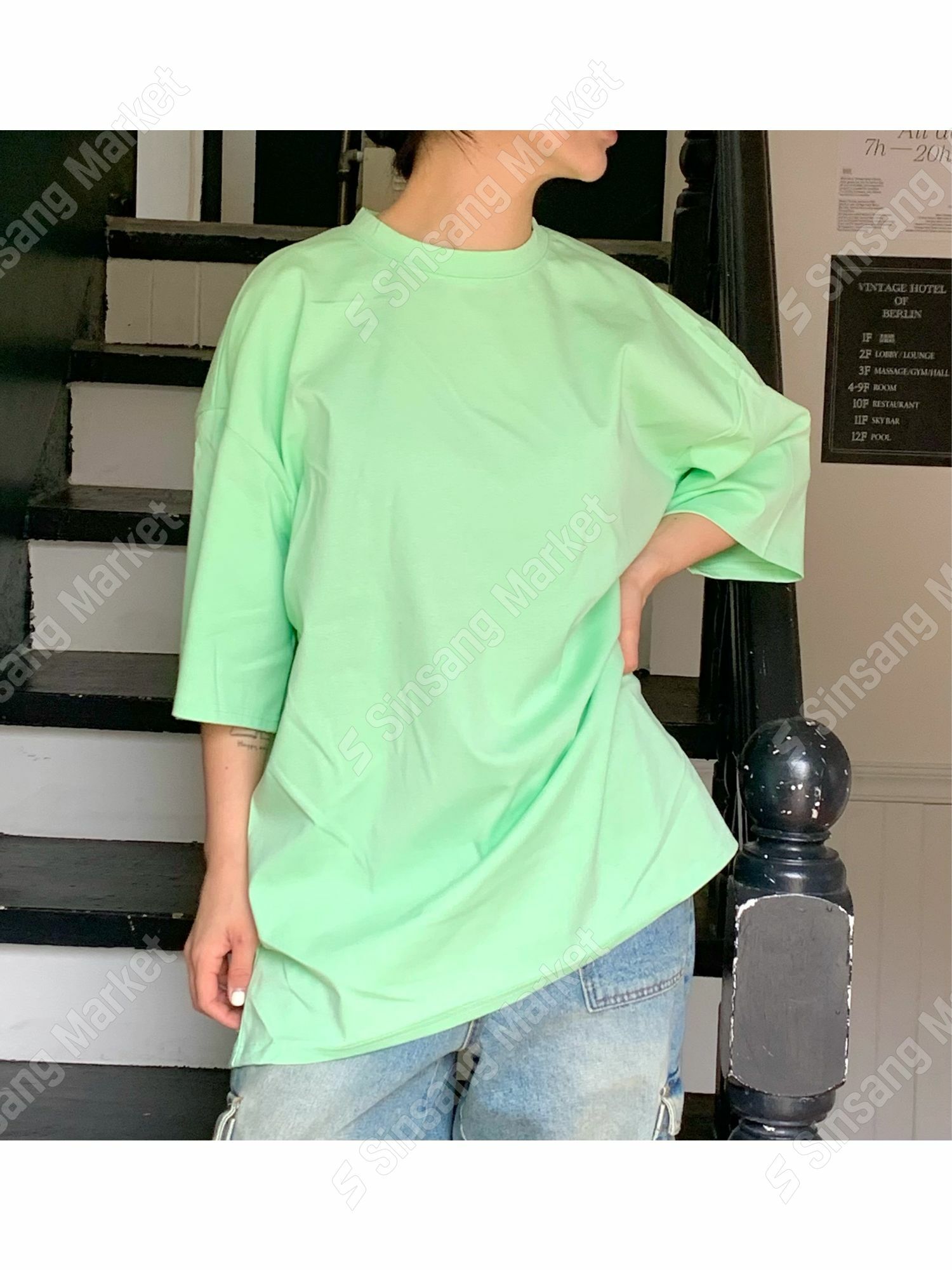 基本雙羅紋布短袖T恤