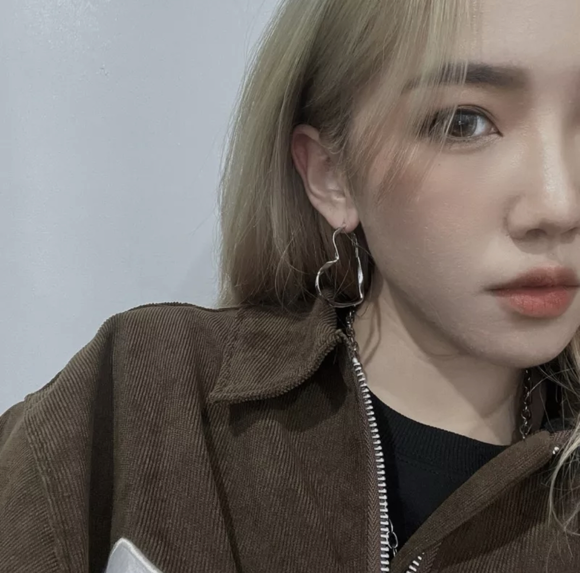 極簡愛心耳環(K00033)