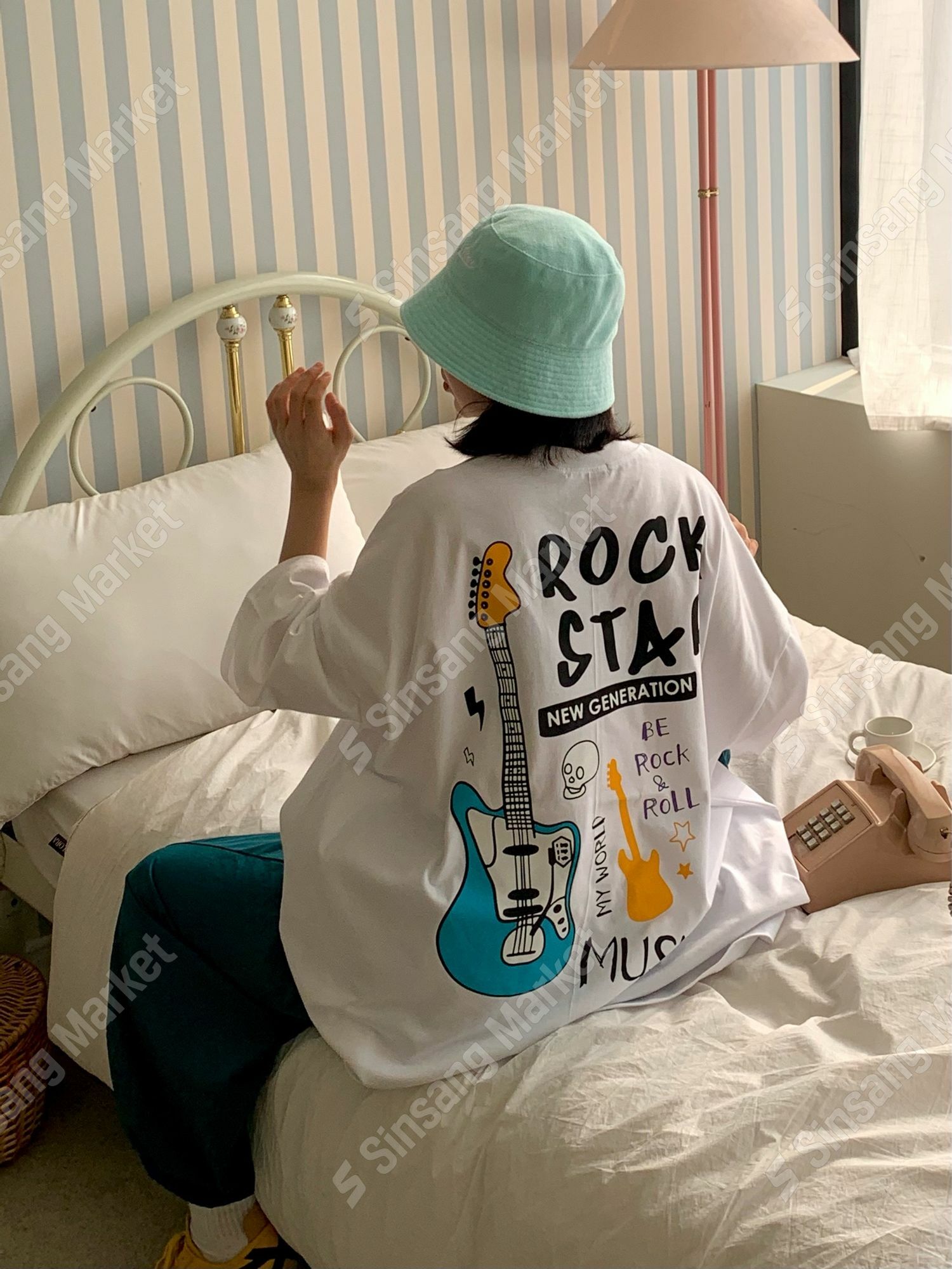 Rockstar寬鬆短袖T恤