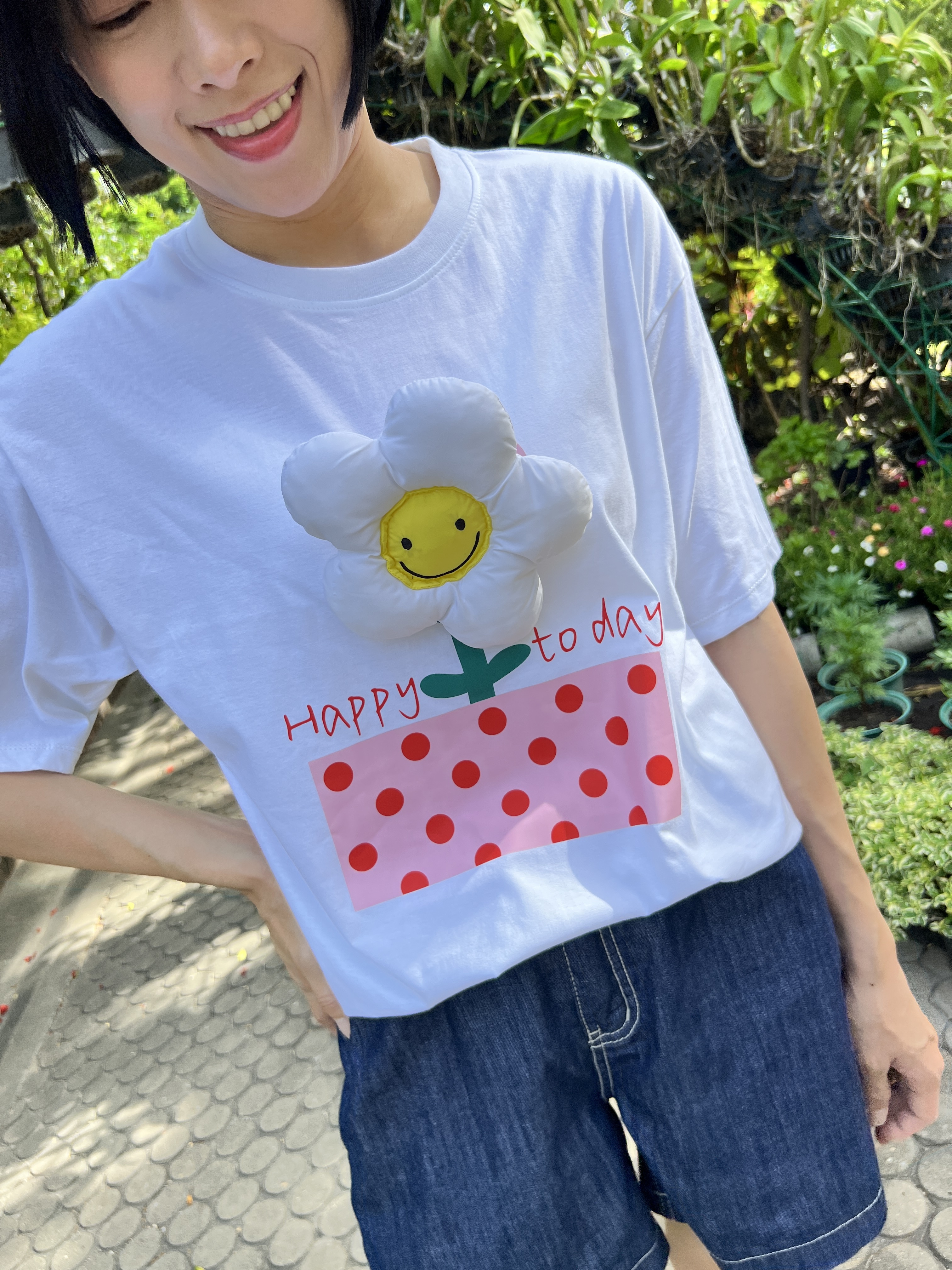 泰國浮誇立體花花T