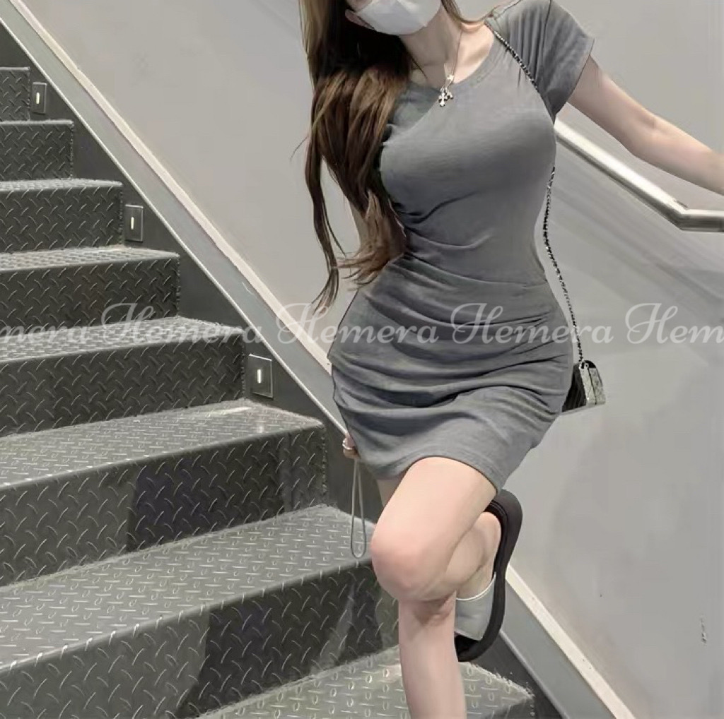 DR23S0772 蝴蝶結迷你連身裙