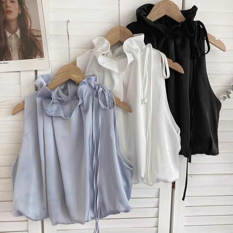 TP23S0776 絲質泡泡上身