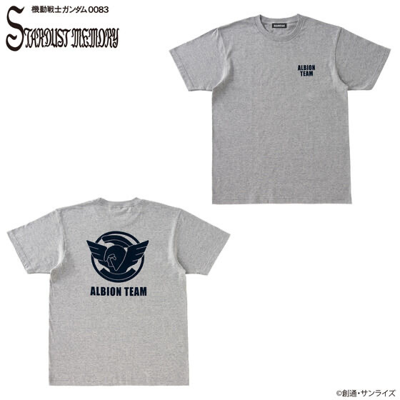 Pbandai 預訂2023/9月 機動戦士ガンダム0083 マーク ベーシックライン Tシャツ アルビオン隊モデル Tee