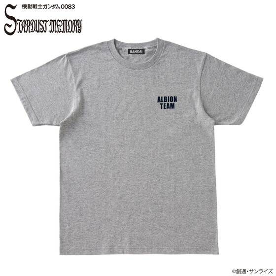 Pbandai 預訂2023/9月 機動戦士ガンダム0083 マーク ベーシックライン Tシャツ アルビオン隊モデル Tee