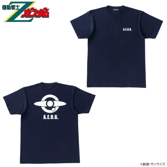 Pbandai 預訂2023/9月 機動戦士Zガンダム マーク ベーシックライン Tシャツ エゥーゴモデル Tee