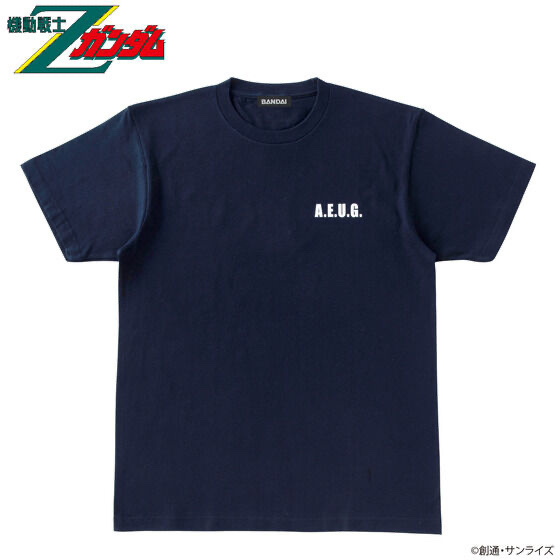 Pbandai 預訂2023/9月 機動戦士Zガンダム マーク ベーシックライン Tシャツ エゥーゴモデル Tee