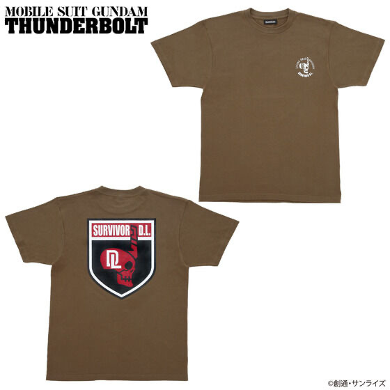 Pbandai 預訂2023/9月 機動戦士ガンダム サンダーボルト マーク Tシャツ リビング・デッド師団 Tee