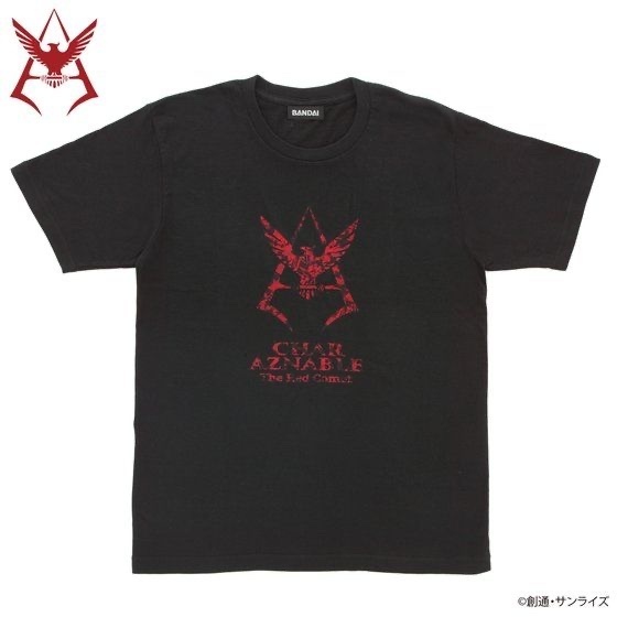 Pbandai 預訂2023/9月 機動戦士ガンダム 迷彩柄シャアマーク Tシャツ Tee