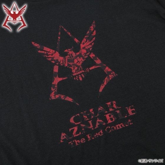 Pbandai 預訂2023/9月 機動戦士ガンダム 迷彩柄シャアマーク Tシャツ Tee