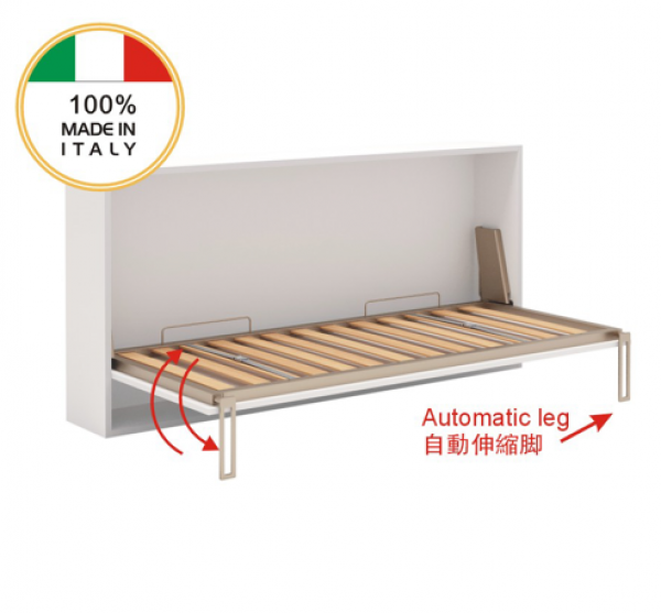 POZZOLI 意大利自動下翻側反床鉸 (單人) (新款)