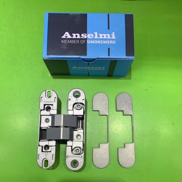 "ANSELMI"意大利三維可調重力房門暗較(銀色)