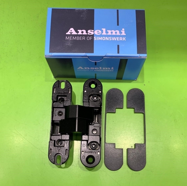 "ANSELMI"意大利三維可調重力房門暗較(黑色)