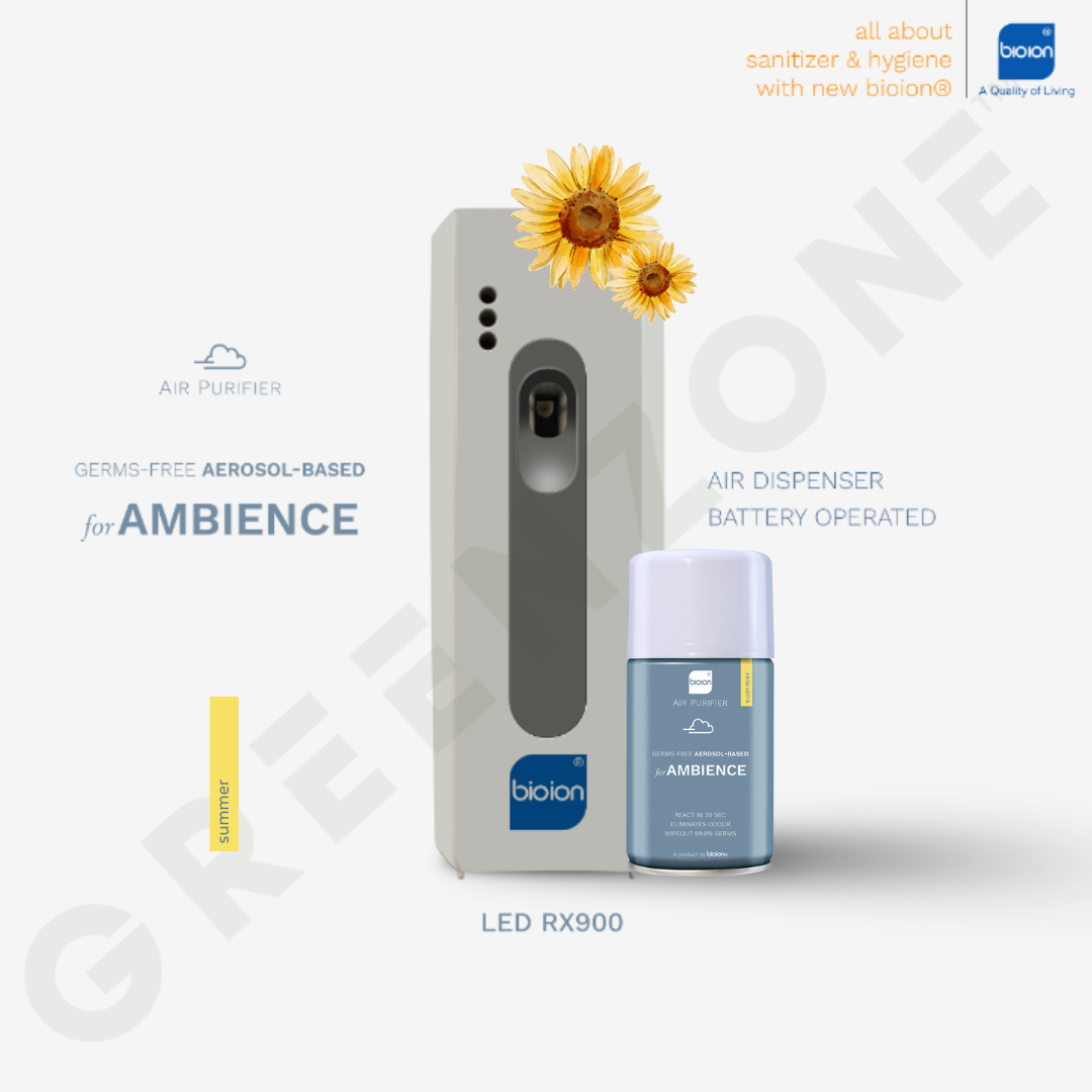 Bioion RX900 3-IN-1 Auto LED Air Sanitizer Dispenser - SUMMER