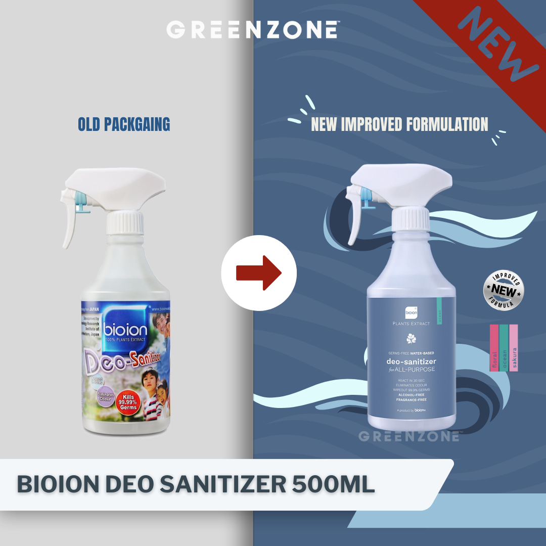 Bioion Deo-Sanitizer 500ML - OCEAN BLUE