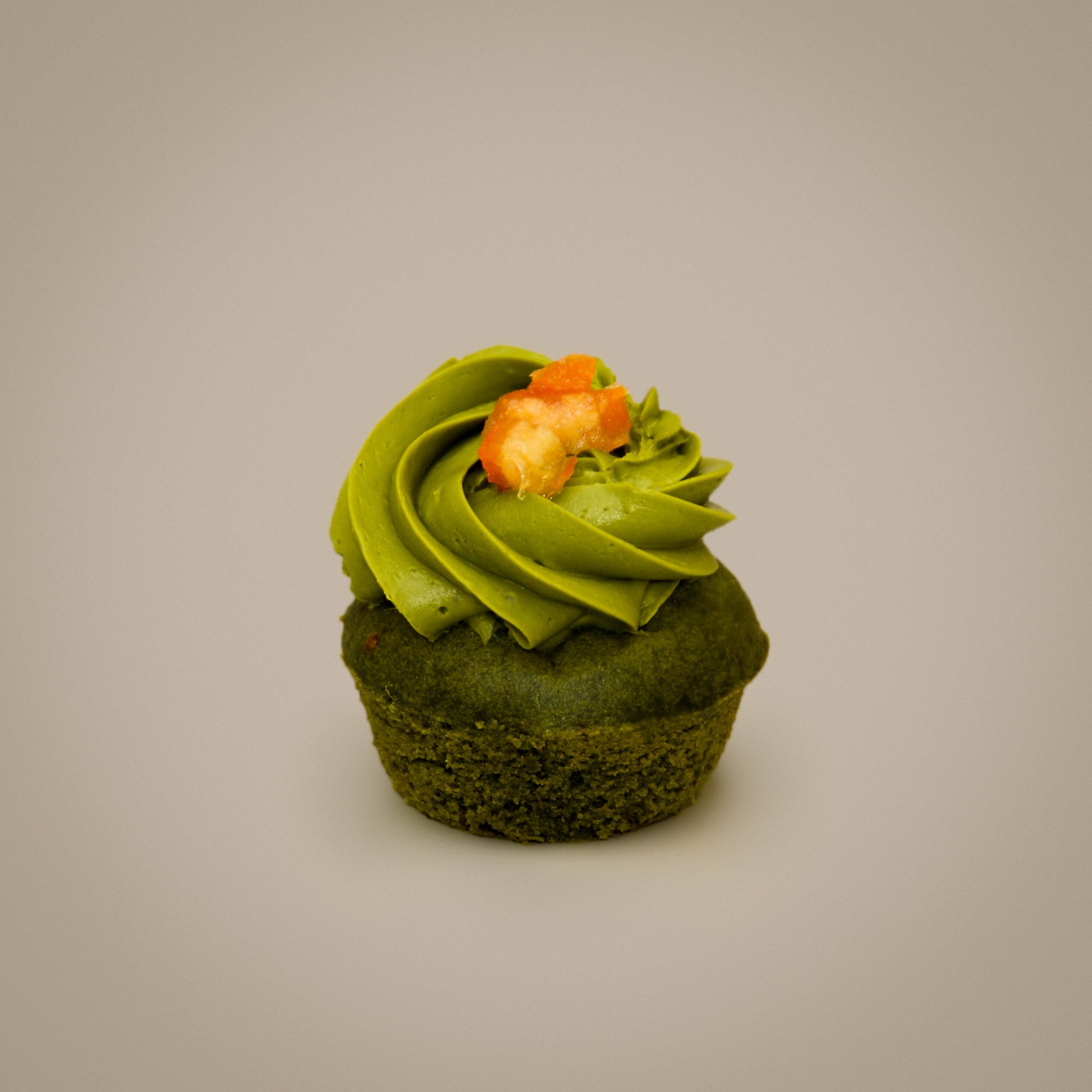 迷你純素抹茶糖漬橙cupcake（12件）